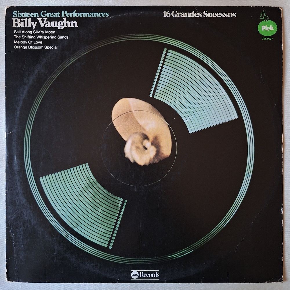 DISCO DE VINIL LP - BILLY VAUGHN – 16 GRANDES SUCESSOS (1976)