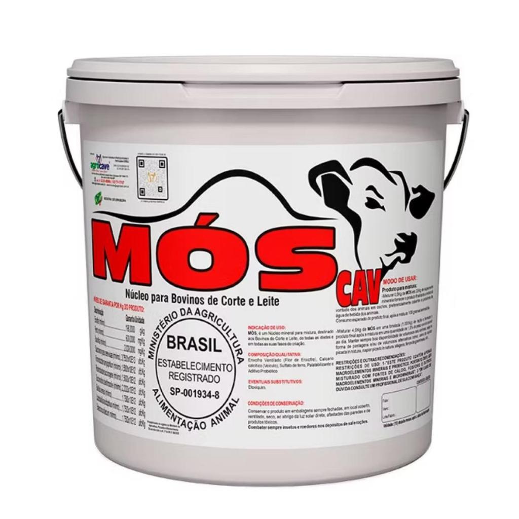 Moscav Núcleo Mineral Novilhas Vacas Cocho Moscas Chifre 10 kg