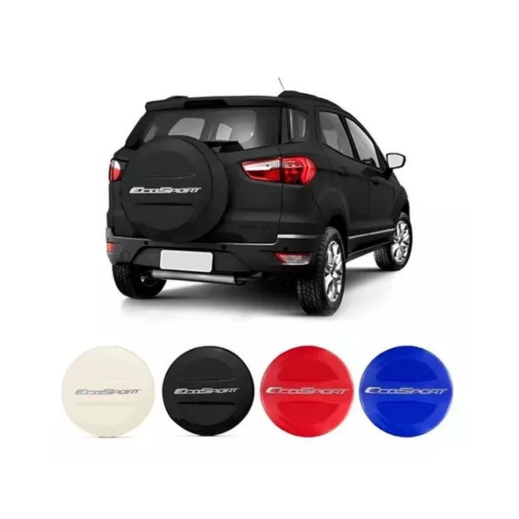 Capa De Estepe Rígida Ford Nova Ecosport Cinza camburi 13/21 Aro 16 17 18