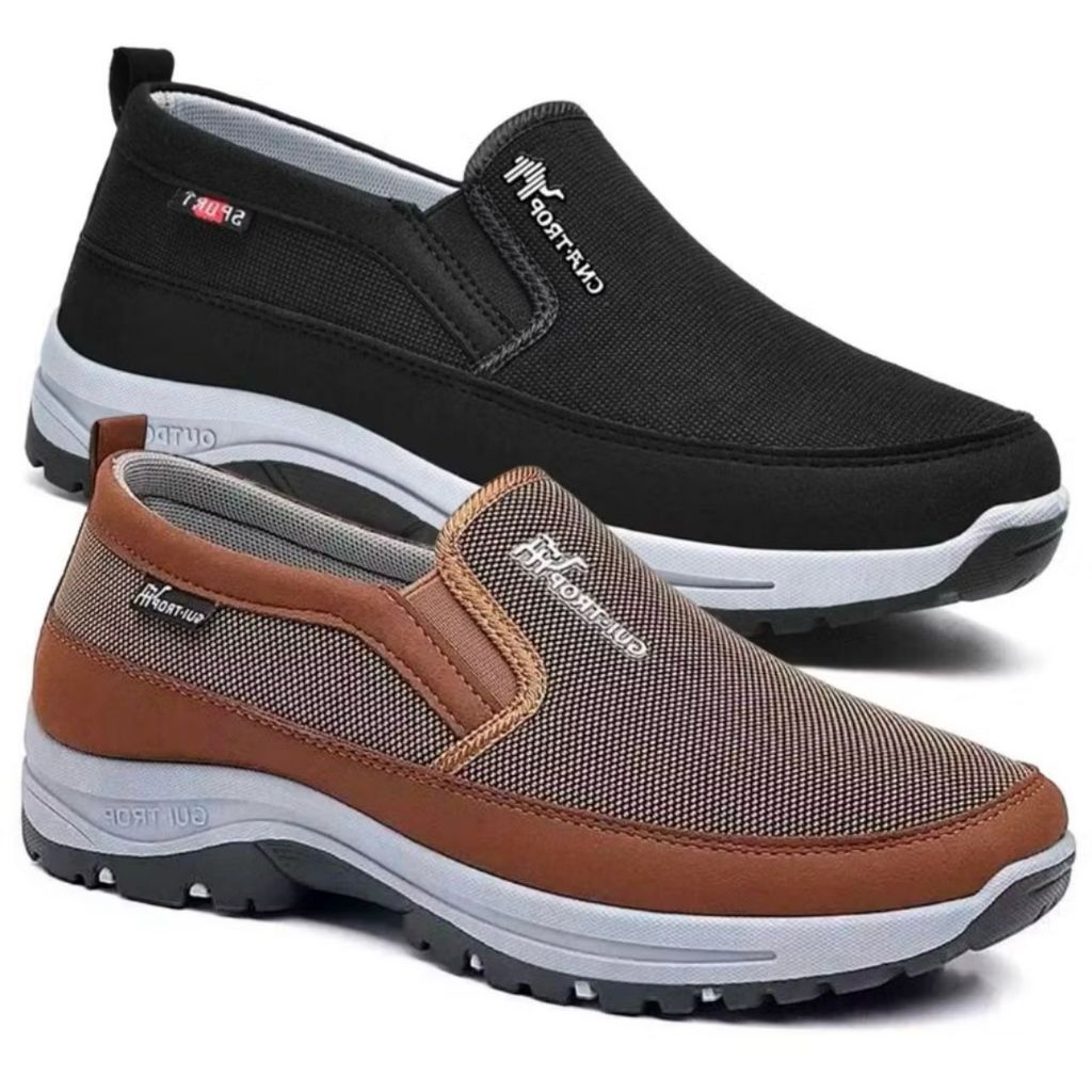 Kit 2 Pares De Tenis Sapatilha Masculino Moderno Aquatico Resistente Trilha Com Solado Costurado Resistente Macio Leve em Oferta na Shopee