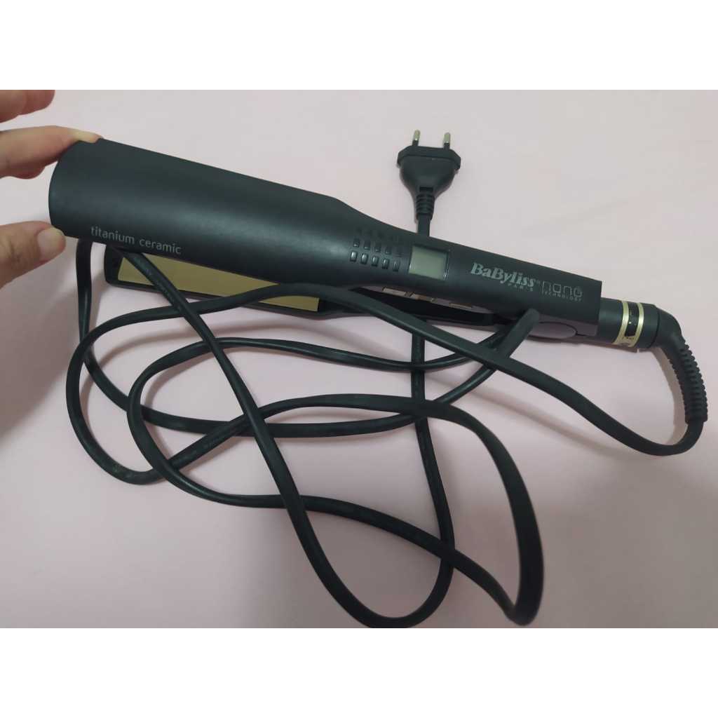 Prancha Chapinha BABYLISS Titanium Ceramic 210 ºC – 127 v