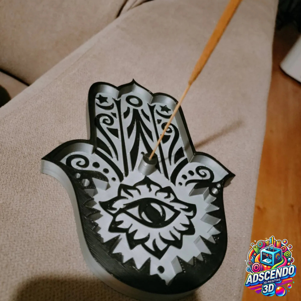 Porta Incenso / Incensário Hamsá - Mão de Hamsá - Mão de Fatima / Decoração de ambientes