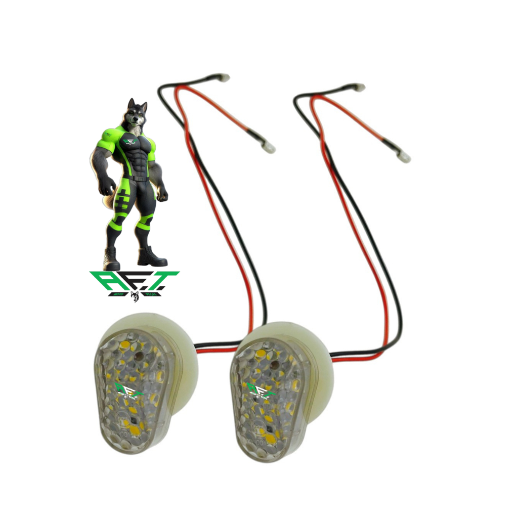 Par De Pisca Embutido Yamaha Yzf R1 R6 R3 Fz1 Fz6