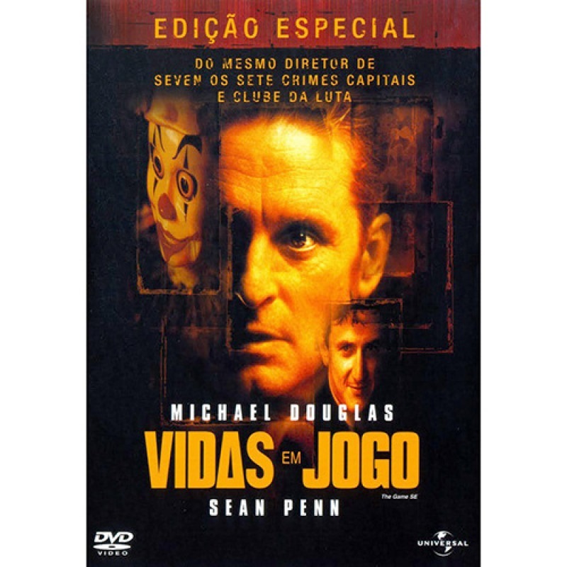 DVD Vidas em Jogo - Edição Especial - Michael Douglas; Sean Penn / David Fincher
