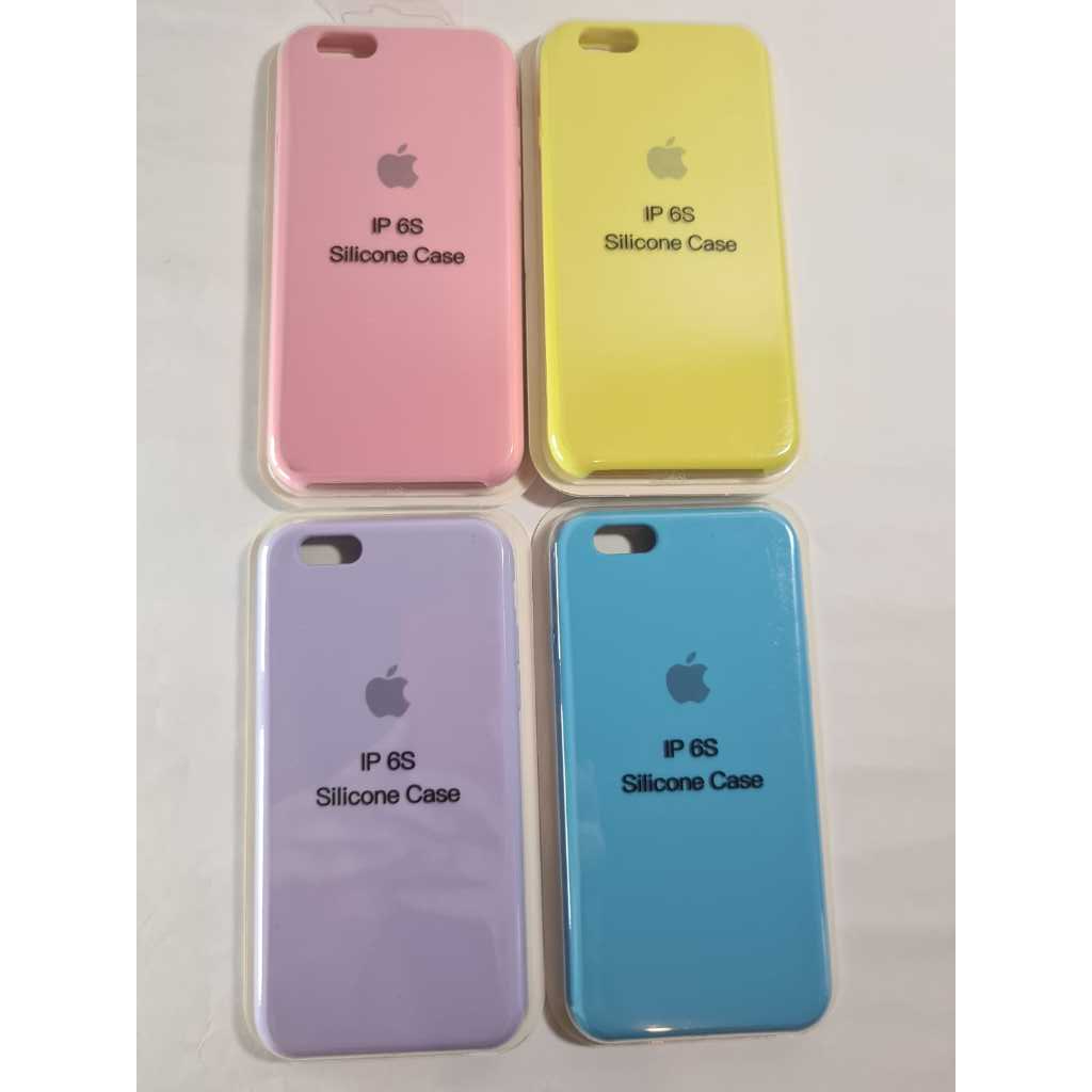 Capa Capinha Case Iphone Modelo IP 6S de Silicone Anti impacto Interior Aveludado