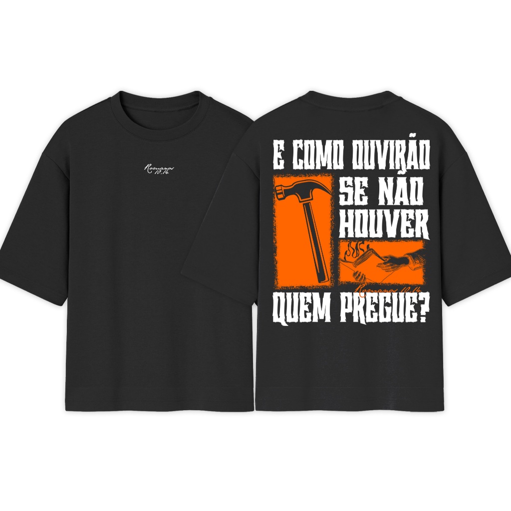 Camiseta Crista Oversized Como Ouvirão Lançamento Camisa Over em Oferta na Shopee