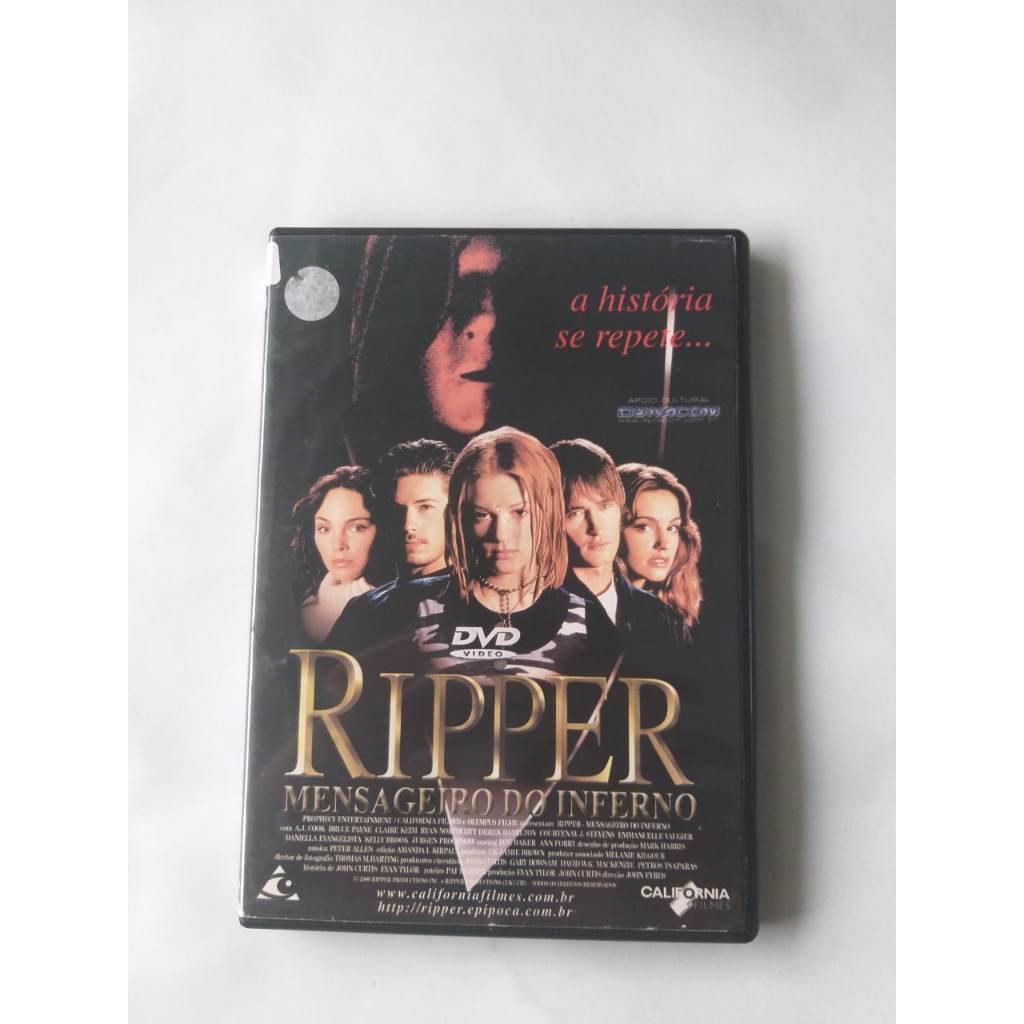 Ripper - Mensageiro do Inferno 2001 DVD Raríssimo