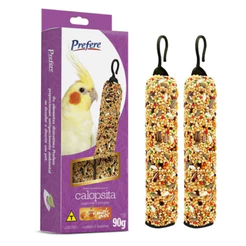 Bastão de Sementes 100g Para Calopsitas Agapornis e Periquitos com mel sabores Prefere