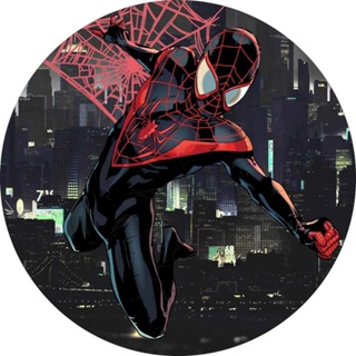 Painel redondo Sublimado Festa Tema Homem Aranha Preto e Vermelho em Oferta na Shopee