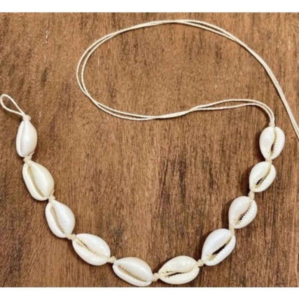 Colar Chocker Búzios Gargantilha + Brinco Estrela Do Mar — imagem 2 de 2