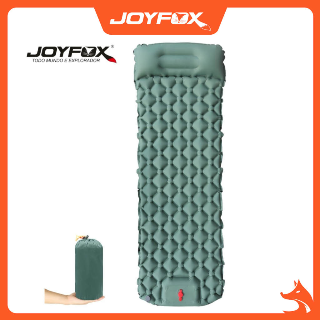 Colchão Inflável Automático De Casal Sleeping Pad Ar Externo Portátil De Acampamento 190*60*5cm Com Travesseiro - Sports & Outdoors