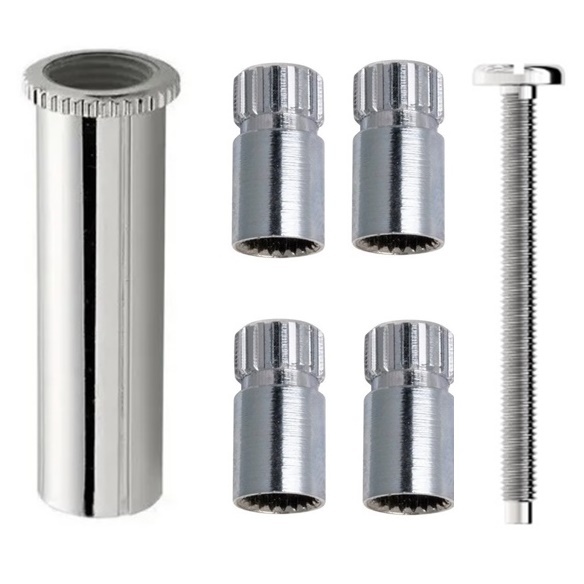 Prolongador De Registro Deca Ou Similar Cromado Com 40mm CÓD. 3032