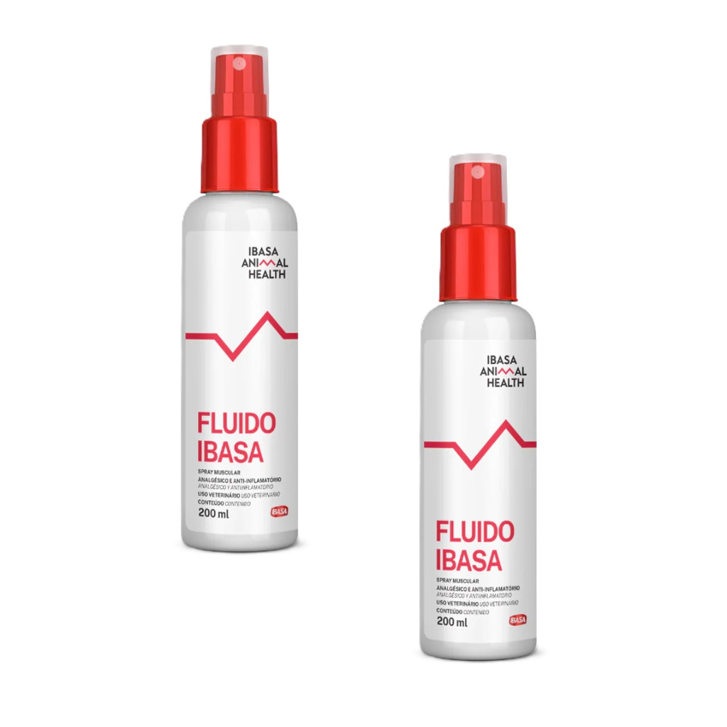 Kit 2 Spray Ibasa Muscular Fluído - 200 mL