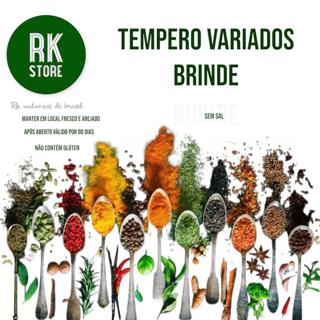 Tempero Variados Brinde 1un