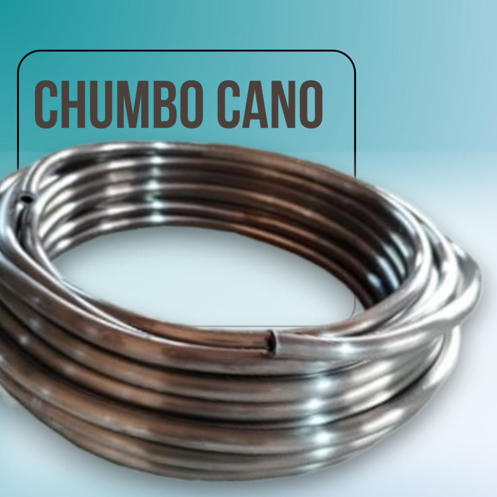 Chumbo Cano Tarrafa Pesca Rede kit com 5 kgs