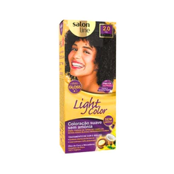 Tonalizante Light Color 2.0 Preto - Cor Intensa, Brilho e Cobertura dos Fios