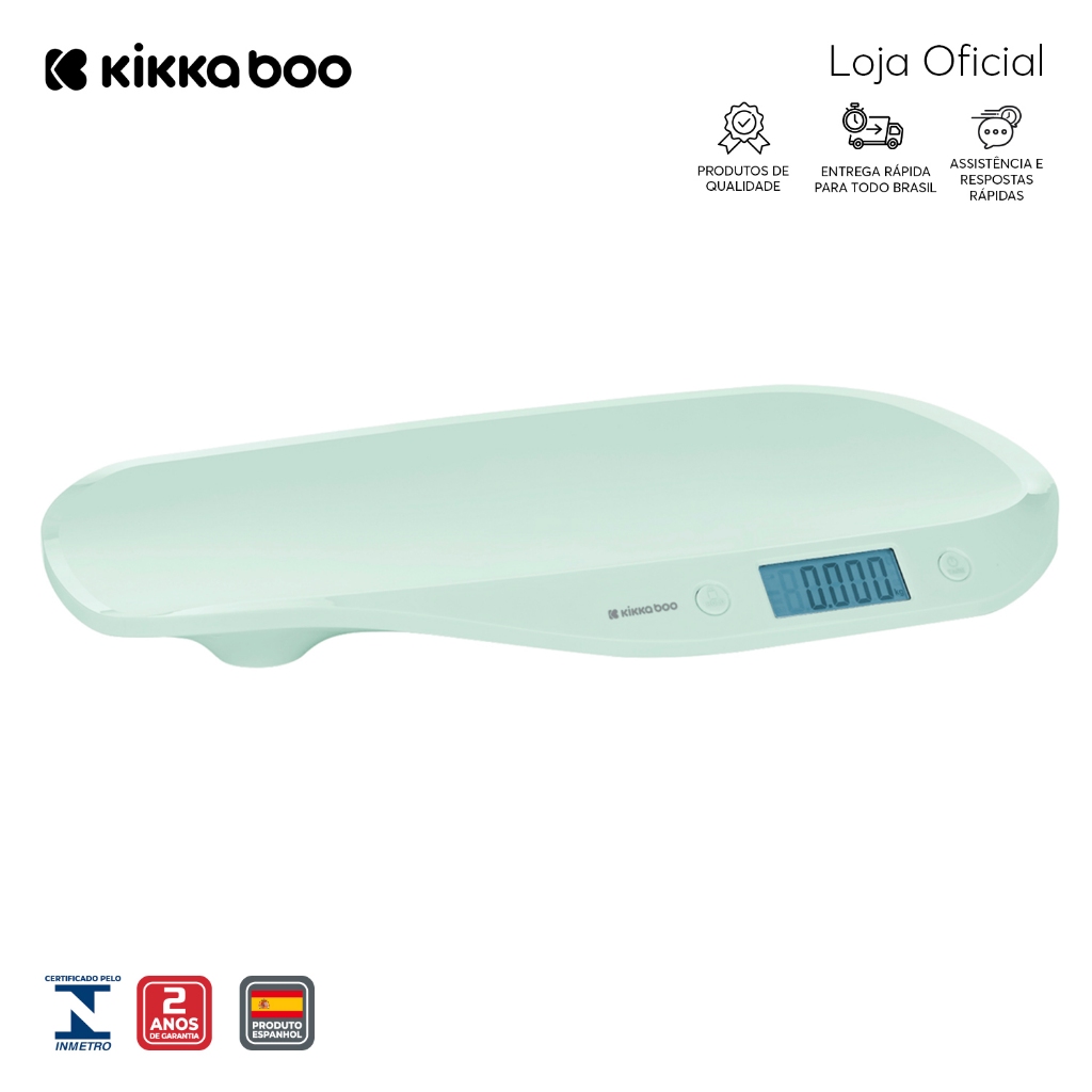 Balança Pediatrica Digital Lyra Mint KikkaBoo em Oferta na Shopee