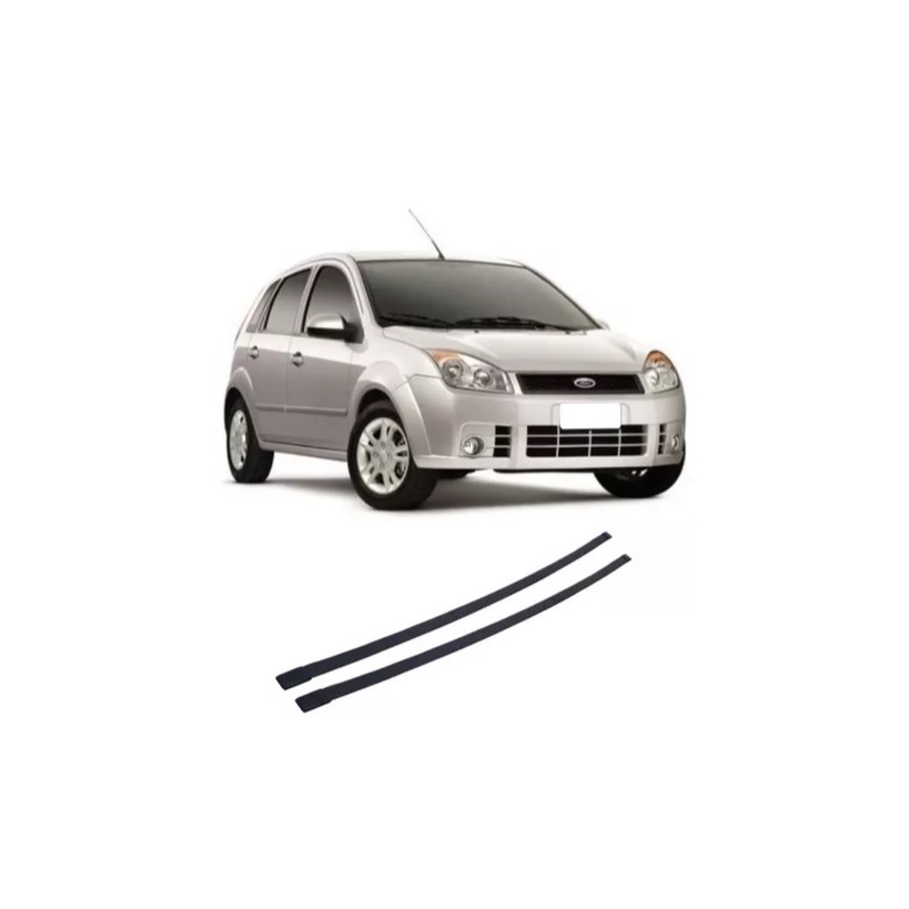 Par Borracha Friso De Teto Fiesta Sedan Hatch 2003 Ate 2013 4P em Oferta na Shopee