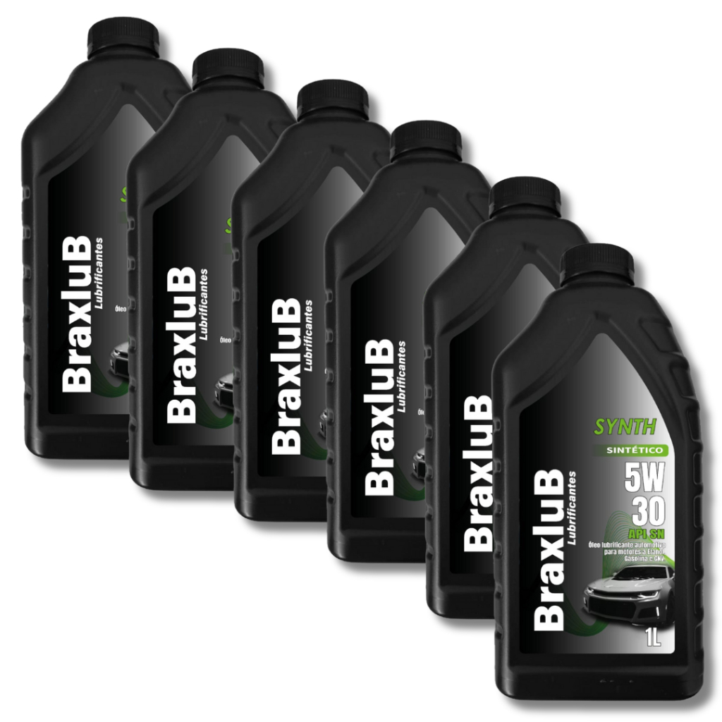 KIT COM 6 LITROS 5W30 SINTÉTICO