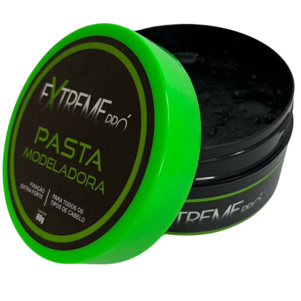 Pomada Para cabelo Modeladora Extreme Pro Fixação Extra Forte com Proteção Termica Efeito Natural
