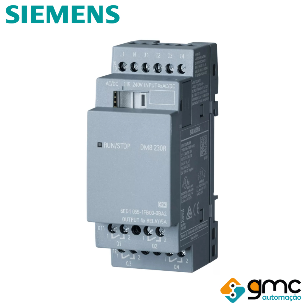 Módulo Logo Expansão Clp 230v 6ed1055-1fb00-0ba2 Siemens