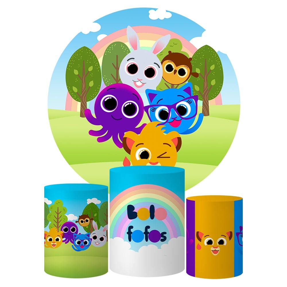 Kit Painel Cilindro Top 10 Temas Mais Vendidos Fevereiro 2025 Decorativo Festas, Aniversários, Meninos, Meninas