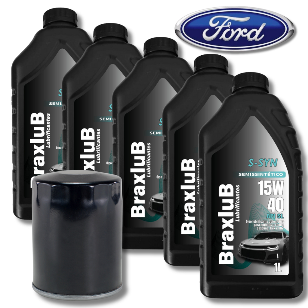 KIT TROCA DE ÓLEO 15W40 MOTORES FORD ZETEC
