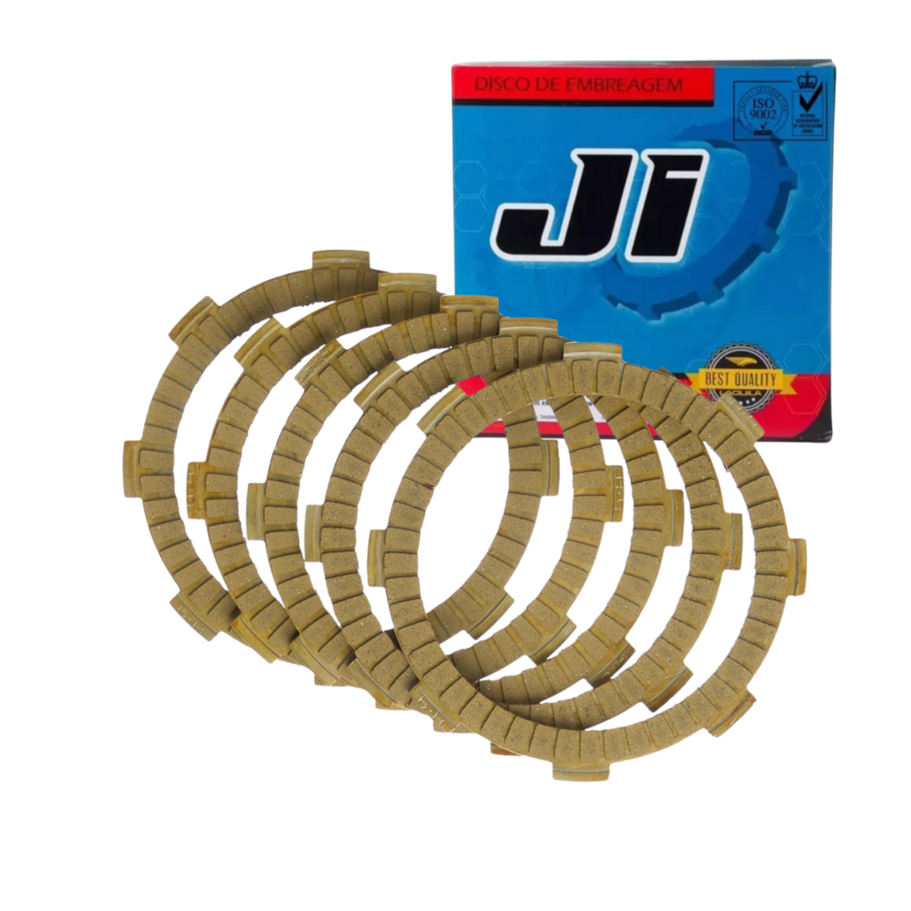 Kit 5 Discos de Embreagem Oem Ji Honda Cg 125/150 Bros 125/150