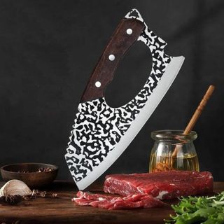 Cutelo Faca Inox Profissional Churrasco Cozinha Design Zebra em Oferta na Shopee