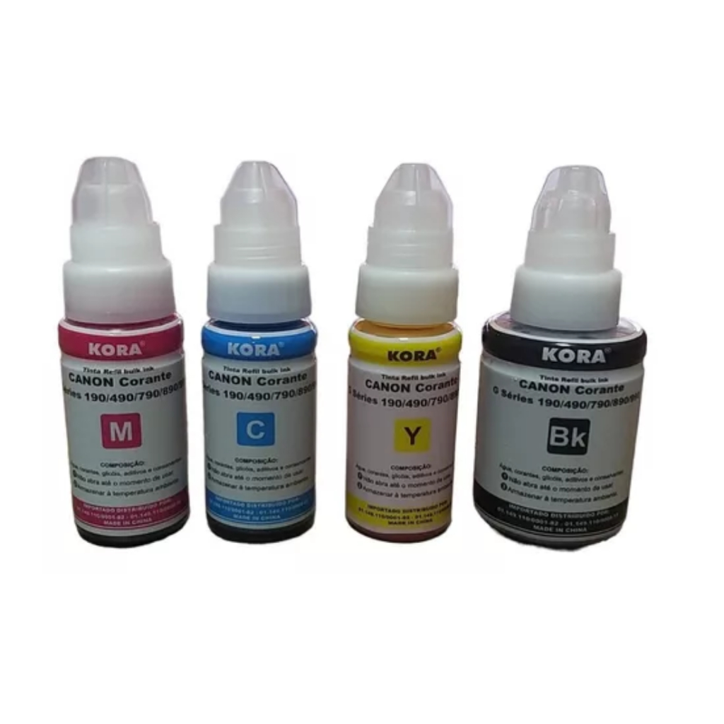 Tinta Refil Bulk Gl-190 Compativel Canon G3110 G3111 G4111 G3100 Kora