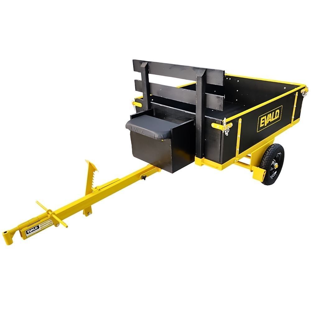 Carreta Agrícola Basculante para Motocultivador 250 Kg EVALD em Oferta na Shopee