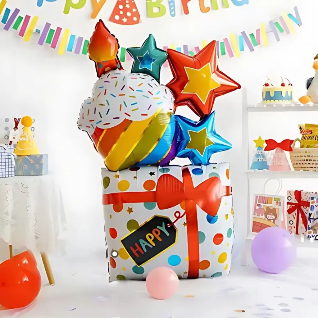 Balão Decorativo Gigante Balão para Surpresas Balão Happy Birthday Feliz Aniversário Presente Natal em Oferta na Shopee