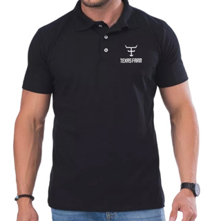 Camisa polo texas farm camiseta texas Polo masculino em Oferta na Shopee