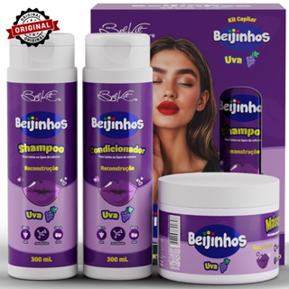 Kit Capilar Beijinhos de Uva (3 itens) BELKIT | Reconstrução capilar em Oferta na Shopee