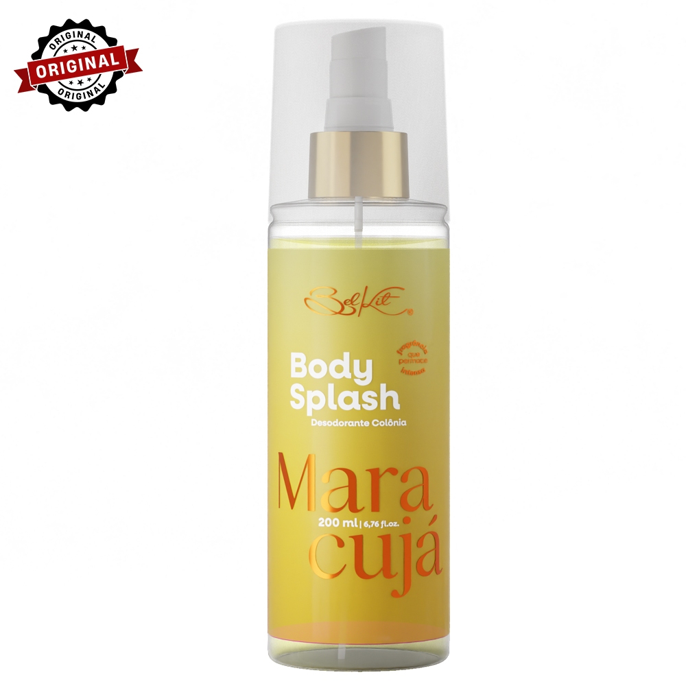 Body Splash Maracujá 200ml BELKIT | Alta Projeção | Alta fixação em Oferta na Shopee