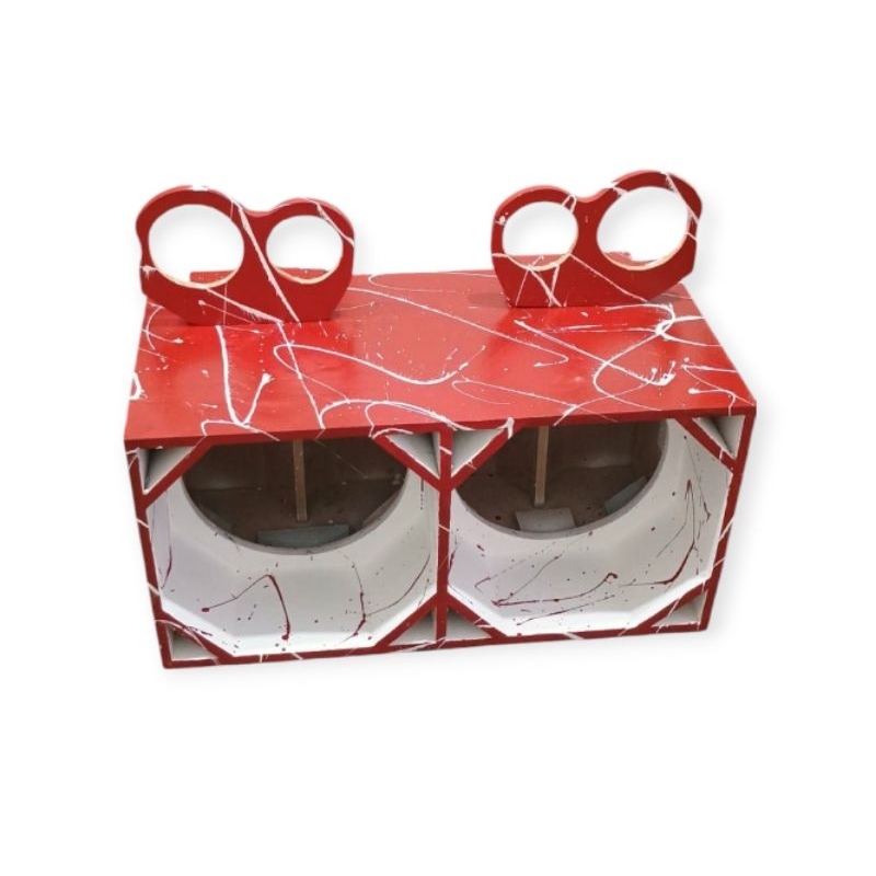 Caixa Canhão  ou Full trape 2x12" ou 2x15" e suporte de corneta e super tweeter