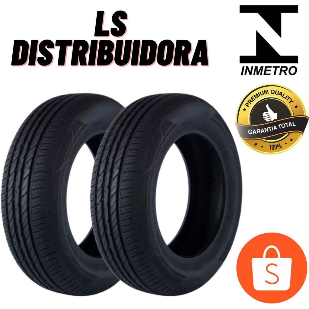Kit 2 Pneu Aro 15 - 185/65 R15 Remold Linha Premium Com  barato Com Selo do Inmetro Pneu