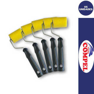 Rolo de Espuma 9cm Com Cabo Pop Compel 5 Unidades em Oferta na Shopee