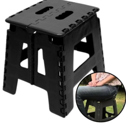 Banqueta Plástica Banquinho Até 100 Kg Dobravel Preço Baixo em Oferta na Shopee