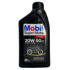 OLEO MOBIL SUPER MOTO 20W50 4T MINERAL 1LITRO