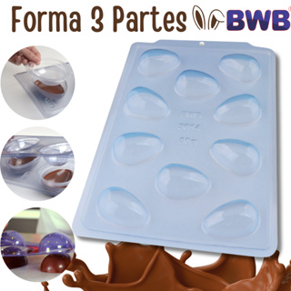 Forma Ovo De Páscoa 30/50/100/150/250/350/500g Bwb Silicone em Oferta na Shopee