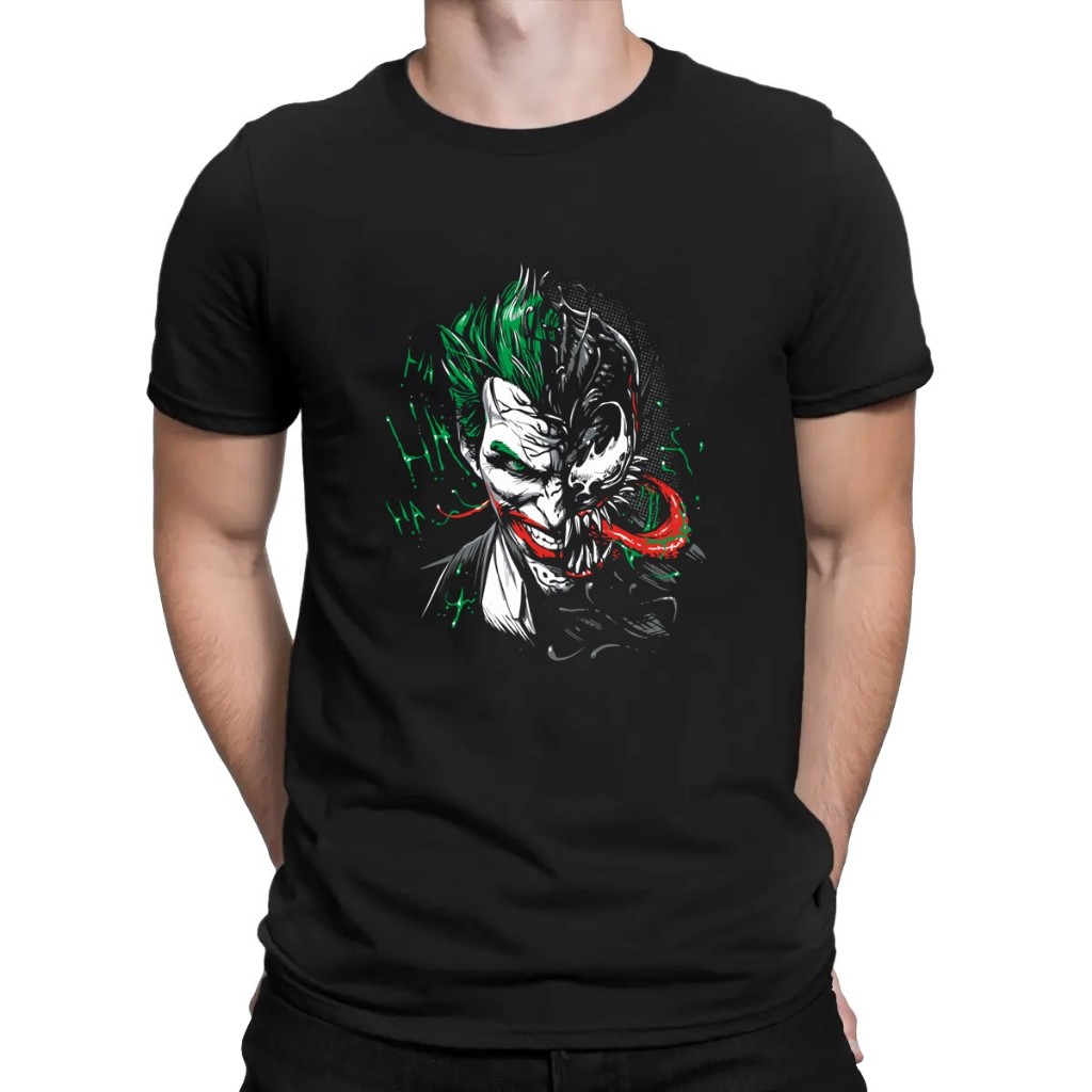 Camiseta Venom Camisa Coringa Algodão Vilão Filme Estampada