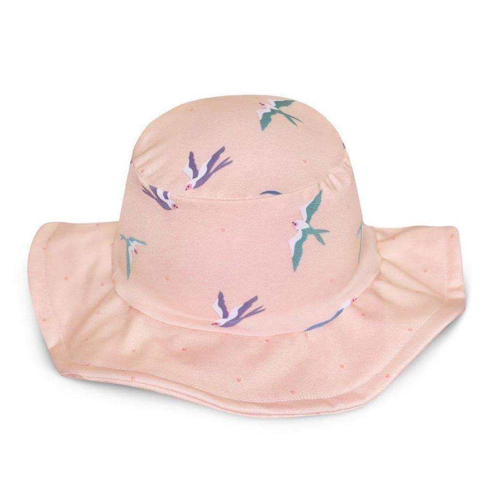 Chapéu Para Bebê Com Proteção Solar 50+ UV Praia Andorinhas MiniBoo