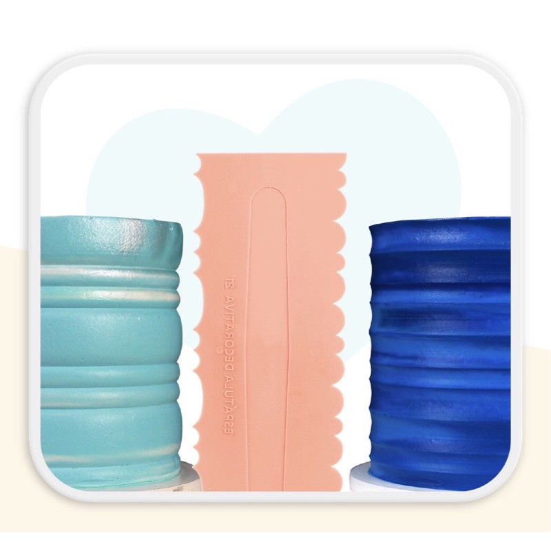 Espátula DECORATIVA N•21 ROSA LENI p bolo e confeitaria bluestar 23 cm dupla confeitaria (Chocobraz) em Oferta na Shopee