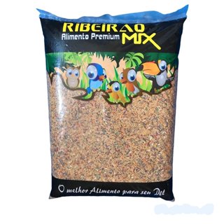 Mix de Sementes para Pássaros Calopsita Agapórnis Periquitos Mistura Premium 10KG em Oferta na Shopee