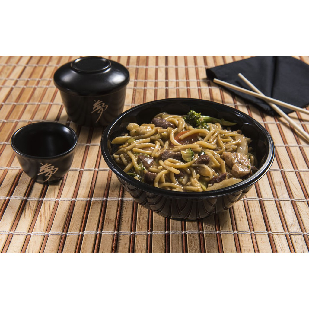 10 embalagem Cumbuca Oriental 900 ml galvanotek go925 (17x6,8cm)massas, molho, saladas, sopa em Oferta na Shopee