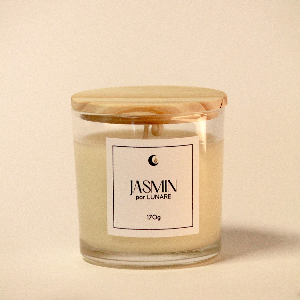 Vela Aromática Lunare Essencial Jasmin