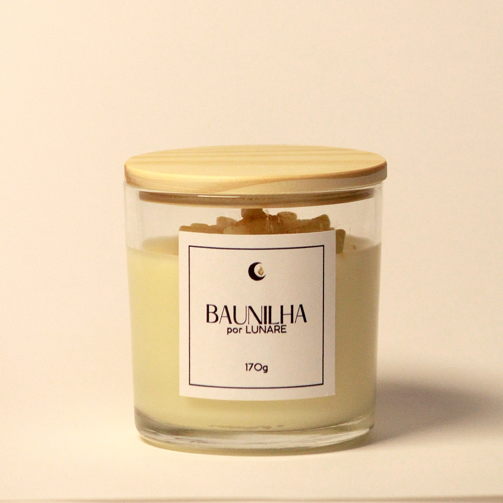Vela Aromática Lunare Elegância Baunilha