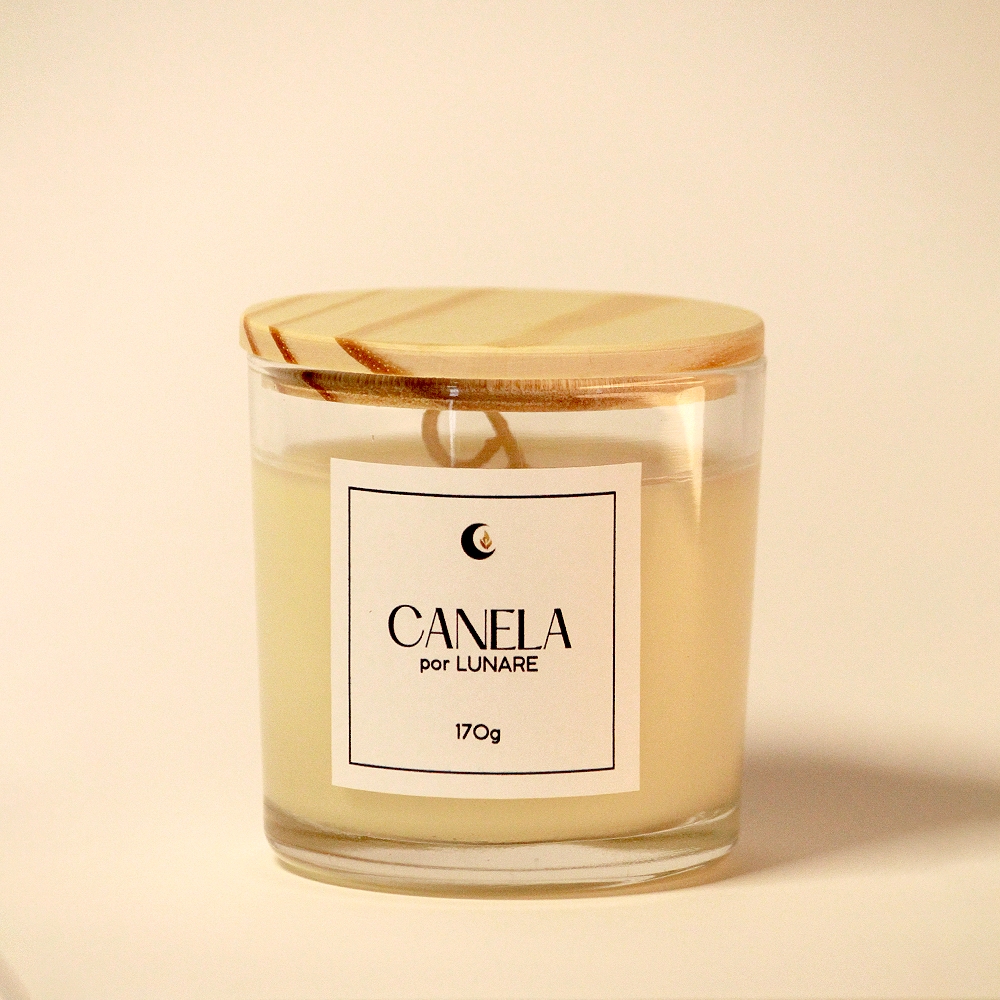 Vela Aromática Lunare Essencial Canela