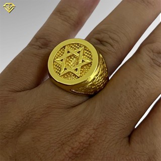 Dedeira estrela de Davi lançamento banhado a ouro 18k a 10 milésimos